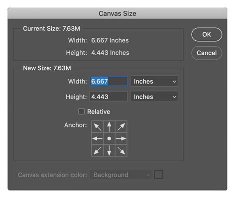 how to scale canvas in photoshop