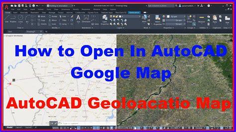 how to scale google maps in autocad