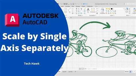 How To Scale In Autocad In One Direction