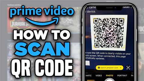 how to scan amazon prime qr code