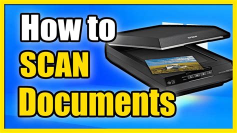 How To Scan Document To Desktop