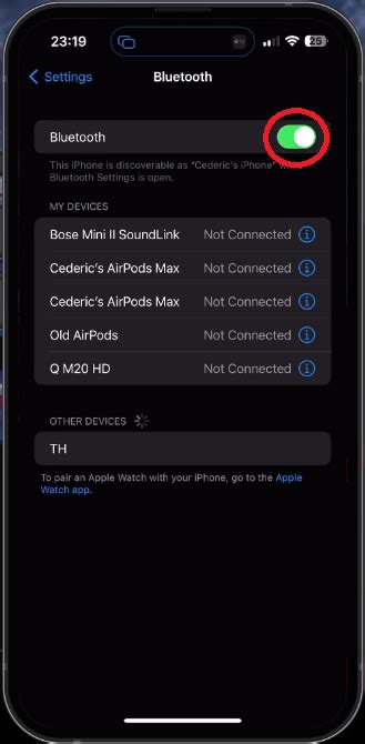 how to scan for bluetooth devices on iphone