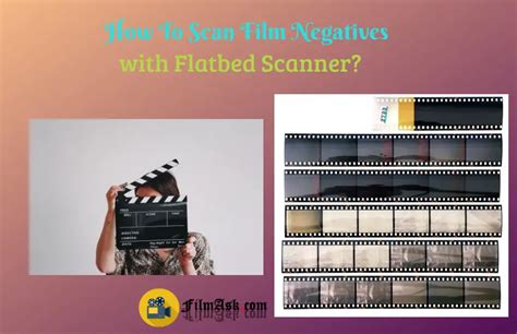 How To Scan Negative With Flatbed Scanner