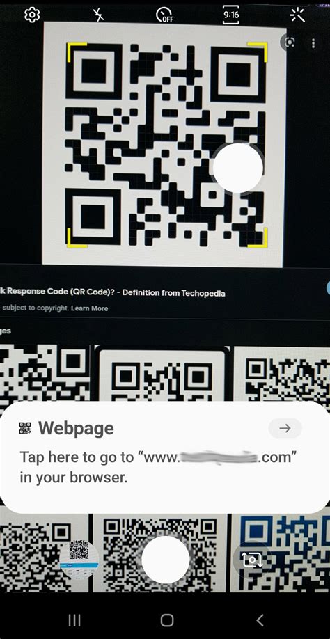how to scan qr code on android screen