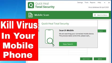 how to scan virus in mobile