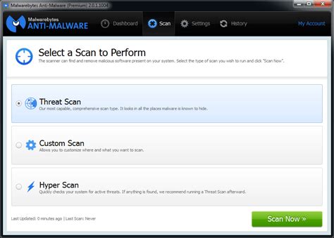 how to scan with malwarebytes