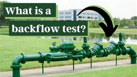 How to schedule a backflow test