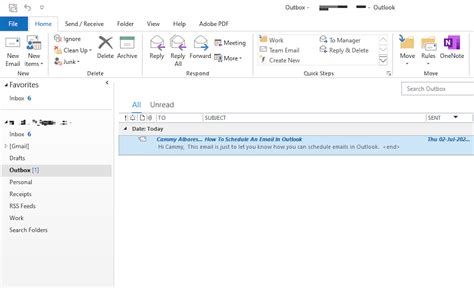 how to schedule an email in outlook web version