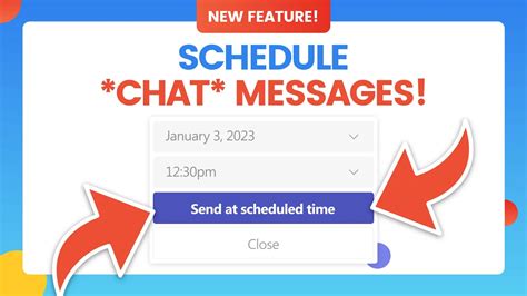 How To Schedule Chat In Messenger
