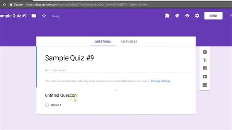how to schedule google form quiz
