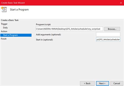 how to schedule python script in windows