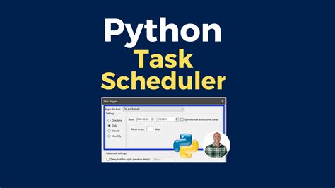 how to schedule python script in windows task scheduler