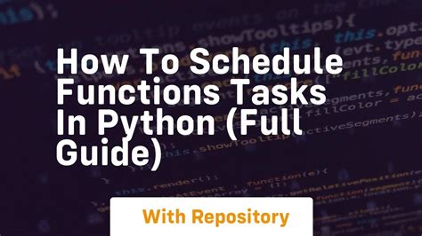 how to schedule tasks in python