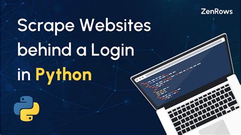 how to scrape data from a website with login python