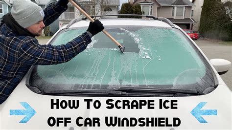 How To Scrape Ice Off Windshield With Scraper
