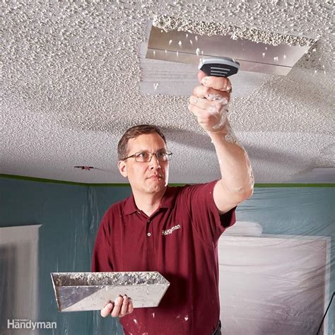 How To Scrape Off A Popcorn Ceiling