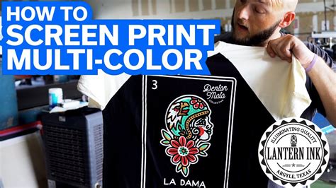 how to screen print t shirts with multiple colors