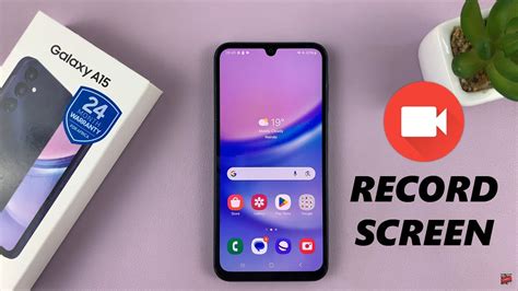 how to screen record on android a15