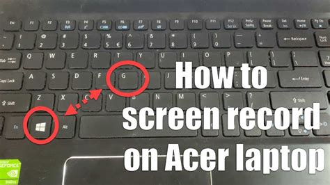 how to screen record on laptop using keyboard