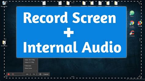 how to screen record on windows with internal audio