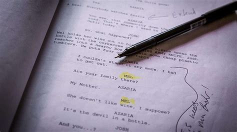 how to screen writing