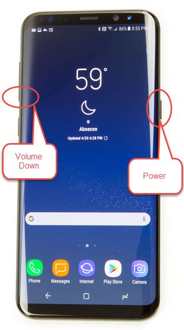 how to screenshot on android with buttons