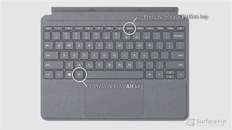 how to screenshot on microsoft surface go