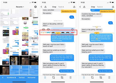 how to scroll to top of conversation on iphone