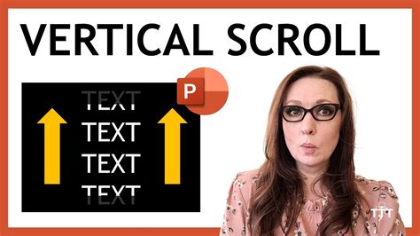 How To Scroll Words In Powerpoint