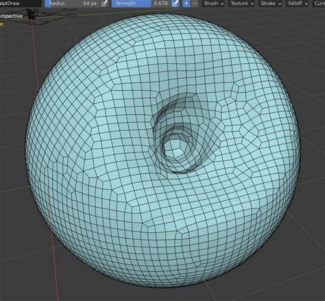 How To Sculpt A Hole In Blender