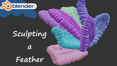 How To Sculpt Feathers In Blender