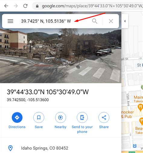 how to search location in google maps with coordinates