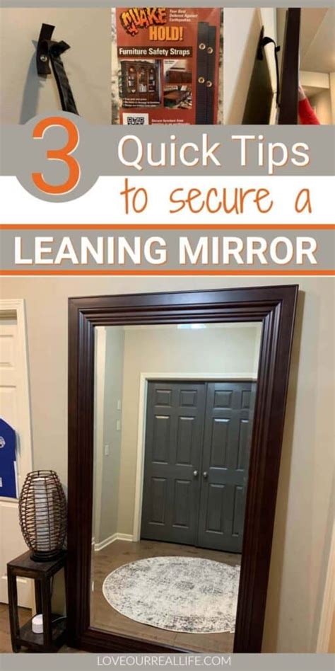 How To Secure A Heavy Mirror To A Wall