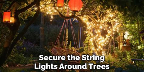 How To Secure Lights To A Tree