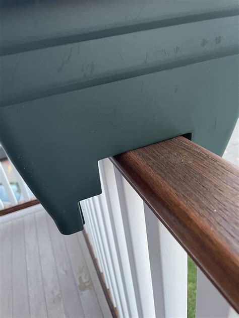 How To Secure Planter To Railing