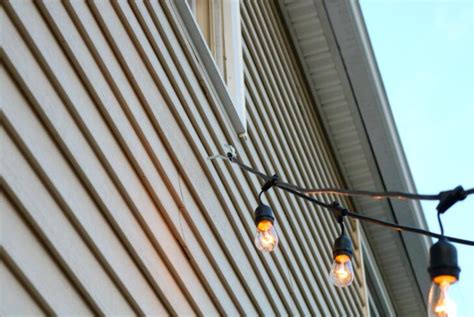 How To Secure String Lights To Siding