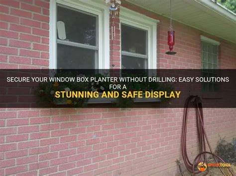 How To Secure Window Box Planter