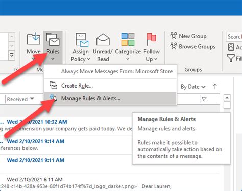how to see a forwarded email in outlook