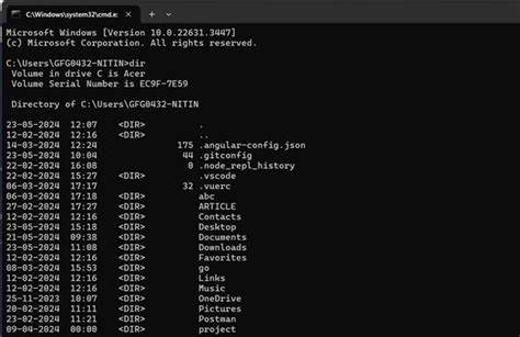 How To See All Files In A Directory In Cmd