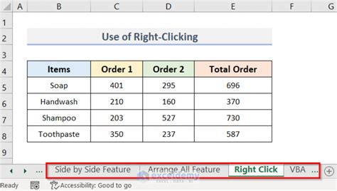 how to see all the sheets in excel