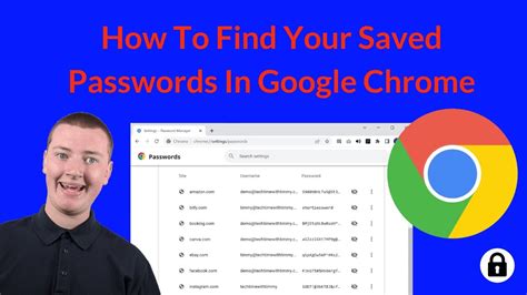 how to see auto saved passwords in chrome