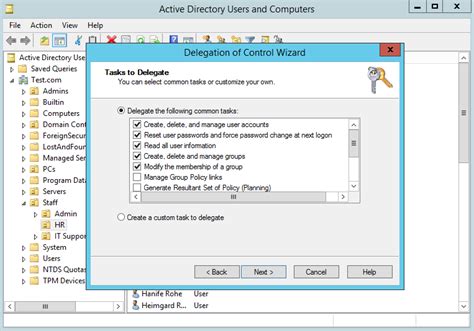 How To See Delegation Tab In Active Directory