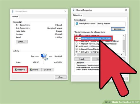 how to see if dhcp is enabled