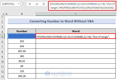 how to see number of words in excel