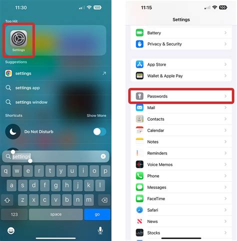 how to see passwords on iphone for apps