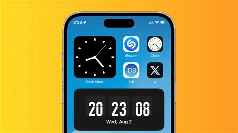 how to see time on iphone screen