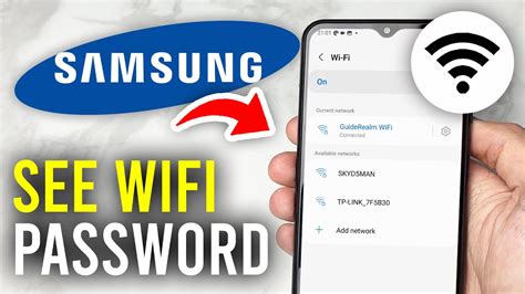 how to see wifi password on samsung android without qr code