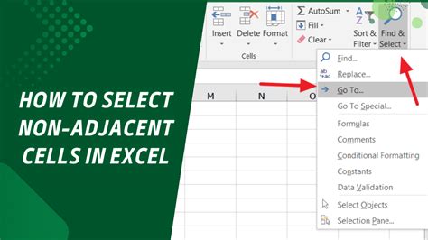 how to select 2 non adjacent columns in excel on mac