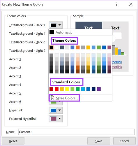 how to select a color from a picture in word