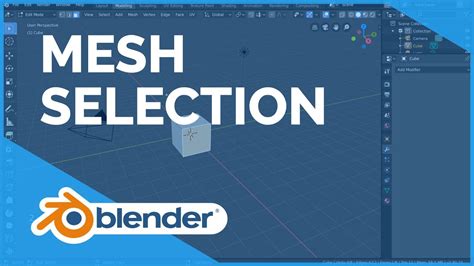 How To Select A Mesh In Blender